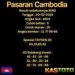 prediksi togel cambodia kastoto