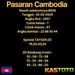 prediksi togel cambodia kastoto