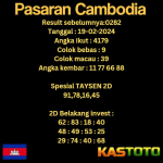 prediksi togel cambodia kastoto