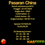 prediksi togel china kastoto