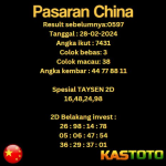 prediksi togel china kastoto