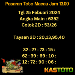 prediksi togel toto macau kastoto 13.00