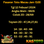 prediksi togel toto macau kastoto 13.00