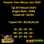 prediksi togel toto macau kastoto 16.00