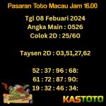 prediksi togel toto macau kastoto 16.00