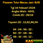 prediksi togel toto macau kastoto 16.00