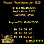 prediksi togel toto macau kastoto 16.00