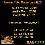 prediksi togel toto macau kastoto 19.00