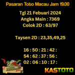 prediksi togel toto macau kastoto 19.00