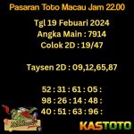 prediksi togel toto macau kastoto 22.00