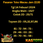 prediksi togel toto macau kastoto 22.00