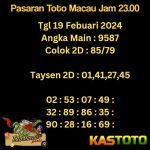 prediksi togel toto macau kastoto 23.00