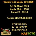 Prediksi TOTO MACAU Jam 22.00