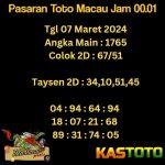 Prediksi TOTO MACAU Jam 00.01