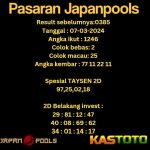 PREDIKSI TOGEL JAPAN KASTOTO