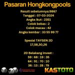 PREDIKSI TOGEL HONGKONG KASTOTO