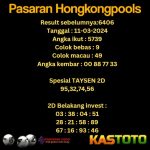 PREDIKSI TOGEL HONGKONG KASTOTO