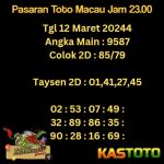 Prediksi TOTO MACAU Jam 22.00 Hari Ini