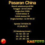 PREDIKSI TOGEL CHINA KASTOTO