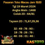 Prediksi TOTO MACAU Jam 19.00 Hari Ini