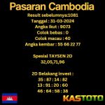 PREDIKSI TOGEL CAMBODIA KASTOTO