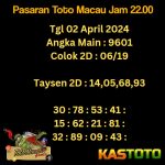 Prediksi TOTO MACAU Jam 22.00 Hari Ini