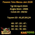 Prediksi TOTO MACAU Jam 22.00 Hari Ini