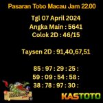 Prediksi TOTO MACAU Jam 22.00 Hari Ini