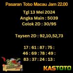 prediksi totomacau hari ini jam 22.00