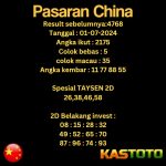 prediksi china hari ini tgl 01-07-2024