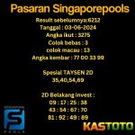 prediksi singapore hari ini tgl 03-06-2024