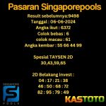 prediksi singapore hari ini tgl 06-06-2024