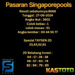 prediksi singapore hari ini tgl 27-06-2024