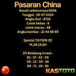 prediksi china hari ini tgl 28-07-2024