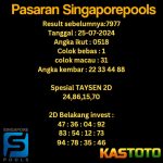 prediksi singapore hari ini tgl 25-07-2024