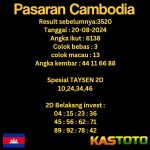 prediksi cambodia hari ini tgl 20-08-2024