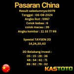 prediksi china hari ini tgl 06-08-2024