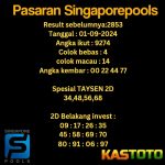 prediksi singapore hari ini tgl 01-09-2024