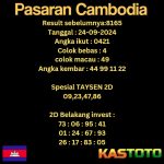 prediksi cambodia hari ini tgl 24-09-2024