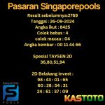 prediksi singapore hari ini tgl 26-09-2024