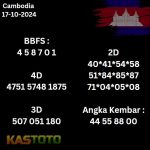 Prediksi Cambodia Hari ini tgl 17-10-2024