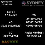 Prediksi Sydney Hari ini tgl 17-10-2024