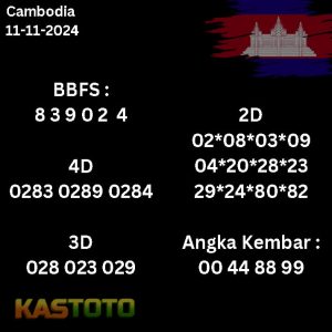 prediksi cambodia hari ini tgl 11-11-2024